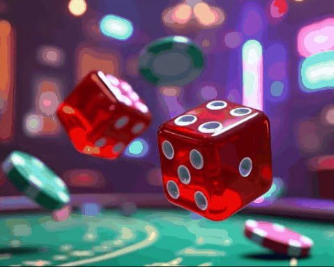 Antarmuka navigasi permainan dengan kategori slot dan live dealer